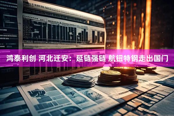 鸿泰利创 河北迁安：延链强链 航钮特钢走出国门