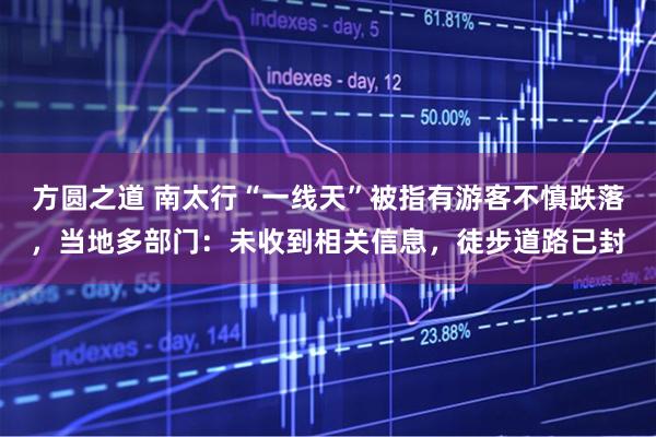 方圆之道 南太行“一线天”被指有游客不慎跌落，当地多部门：未收到相关信息，徒步道路已封