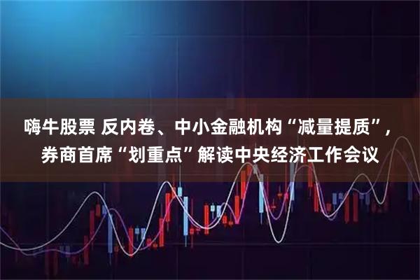 嗨牛股票 反内卷、中小金融机构“减量提质”, 券商首席“划重点”解读中央经济工作会议