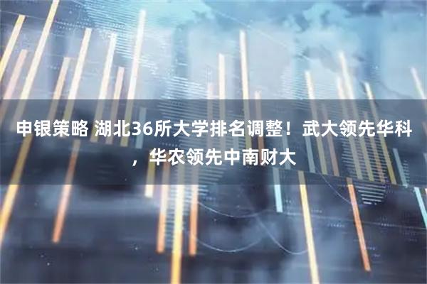 申银策略 湖北36所大学排名调整！武大领先华科，华农领先中南财大